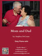 Mom and Dad piano sheet music cover